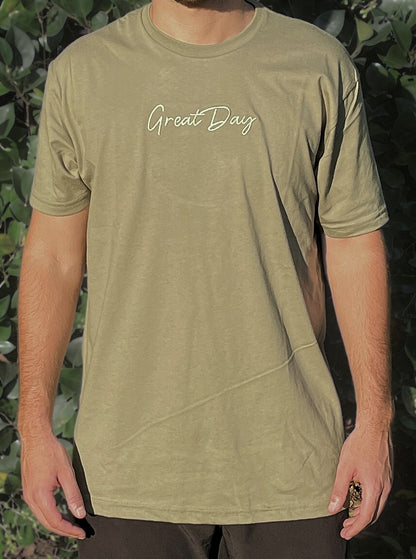 Cotton Crew - Light Olive